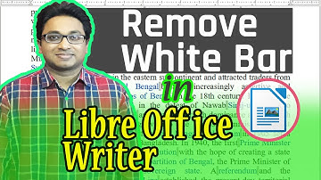 How to Remove White Bar Between Words in Libre office Writer After Copying From Web ? | LeonsBD
