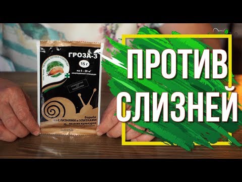 Как Навсегда Избавиться От Слизней ✔️ ГРОЗА-3 Инструкция к Препарату