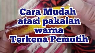 @ilmuiklaslaundryku1777 cara atasi pakaian terkena pemutih