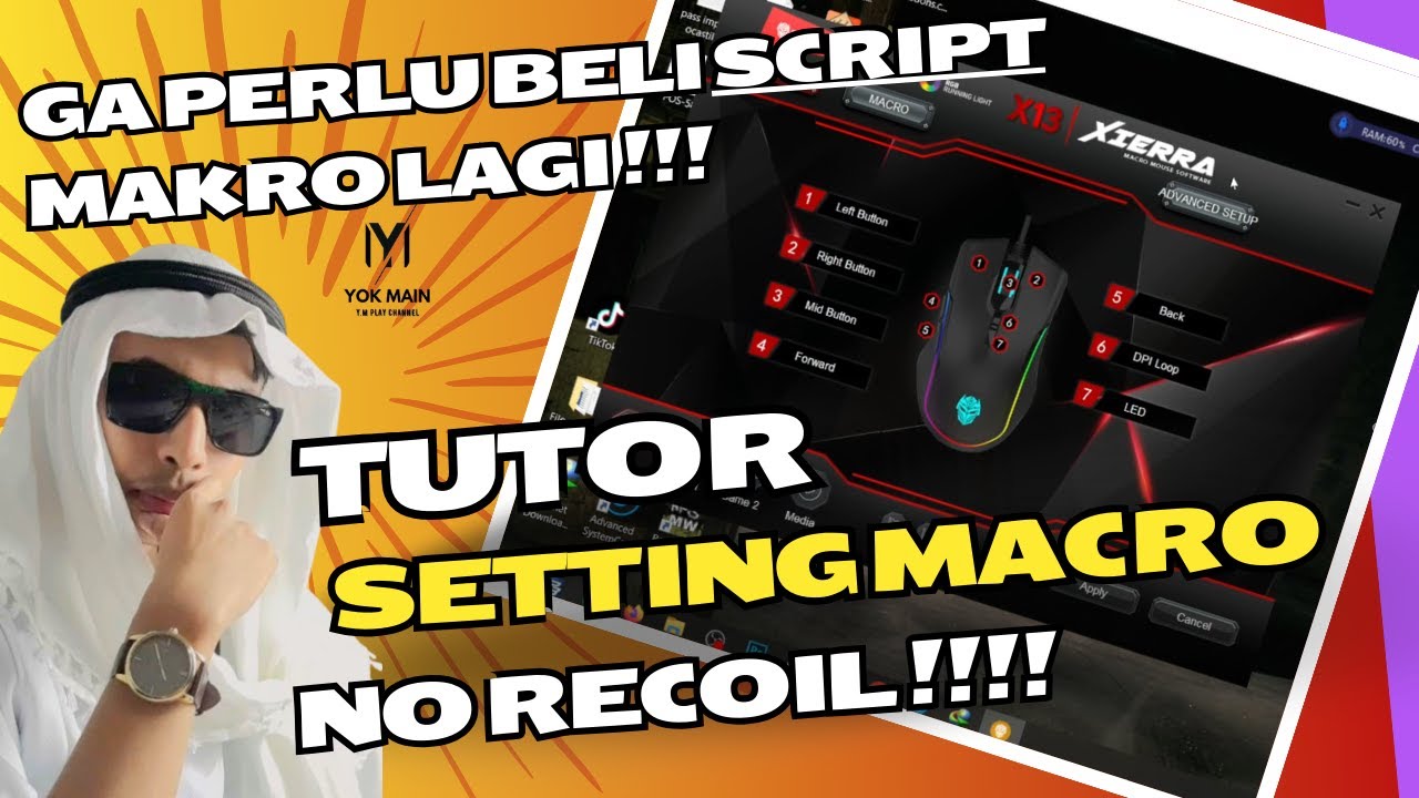 Cara Setting Mouse Macro No Recoil Terjelas - Macro Mouse Xierra X13 ...