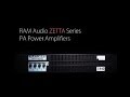 Ram audio zetta series pa power amplifiers