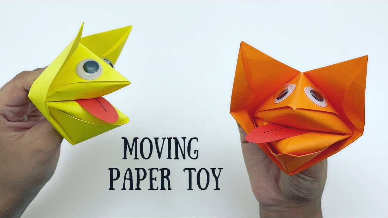 How To Make Easy Moving Paper Toy For Kids / Nursery Craft Ideas / Paper  Craft Easy / KIDS crafts - Yo…