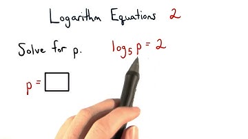 Logarithm Equations Practice 2 - Visualizing Algebra