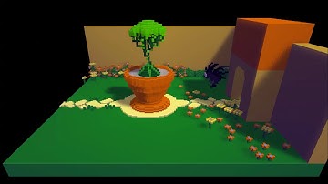 Early video game concept - Voxatron