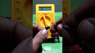 How to test  Diode  with basic digital multimeter #Shorts