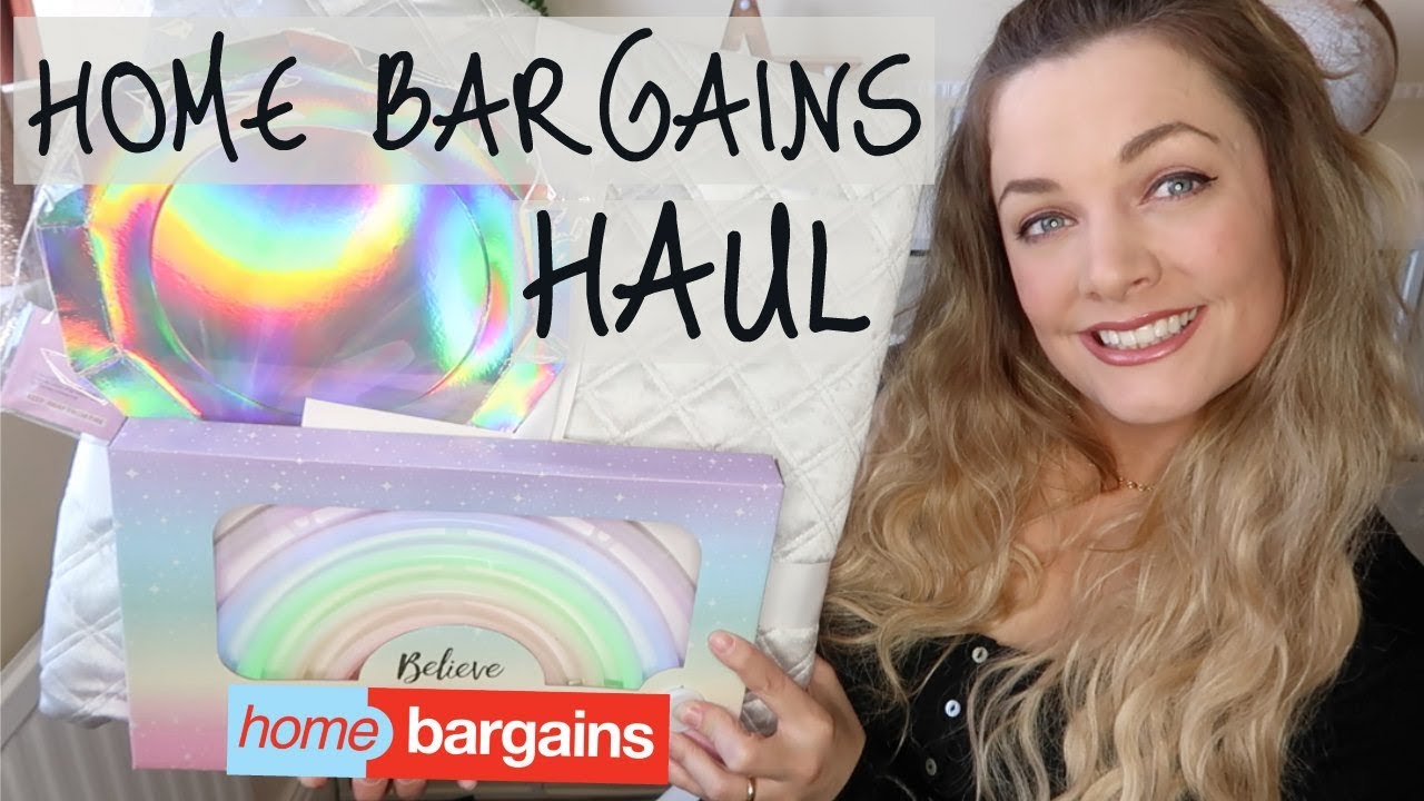 HUGE HOME BARGAINS HAUL APRIL 2019 | HOMEWARE HAUL | TABBY PERRY