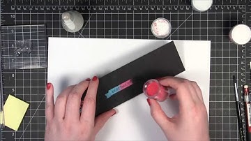Quick Tip - Multicolor Heat Embossing