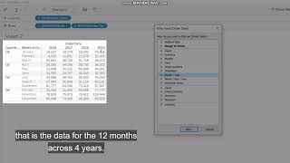 Tableau - Date Filter