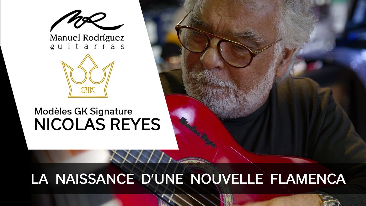 NICOLAS REYES  GIPSY KINGS  découvre son modèle GK Signature