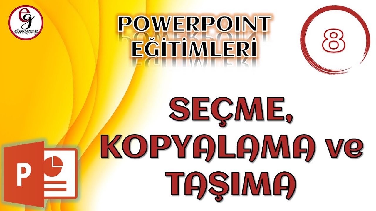 パソコン PowerPoint POWERPOINT LESSON 8 - Selecting, Copying, and Moving Operations