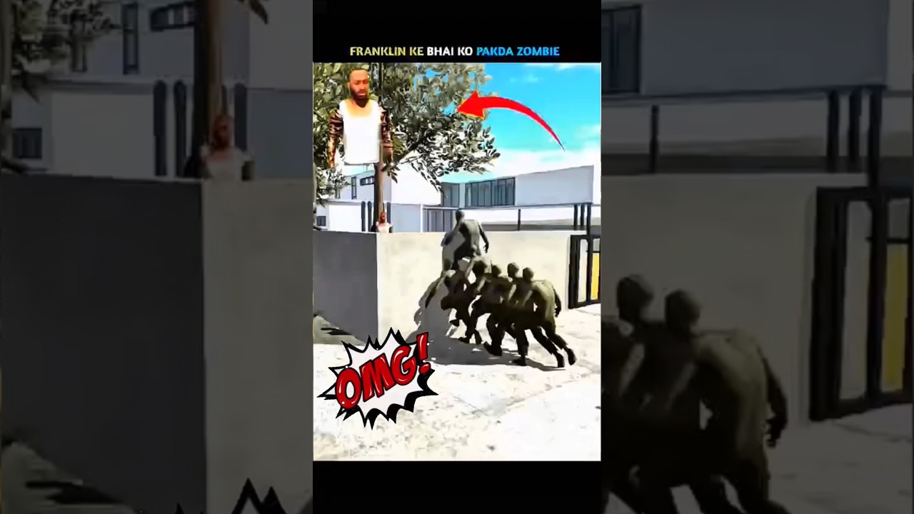 FRANKLIN KE BHAI KO PAKDA ZOMBIE | INDIAN BIKE DRIVING 3D | 