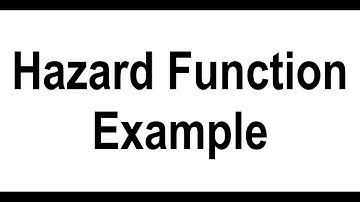 Hazard Function Example
