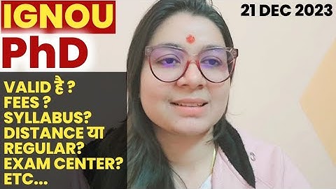 🎯Important Update for All PhD & UGC NET Aspirant 2024 By Shefali Mishra IGNOU PhD Detail Information