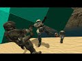 Halo ragdolls and funny jumps in Gmod