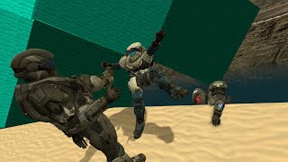 Halo ragdolls and funny jumps in Gmod