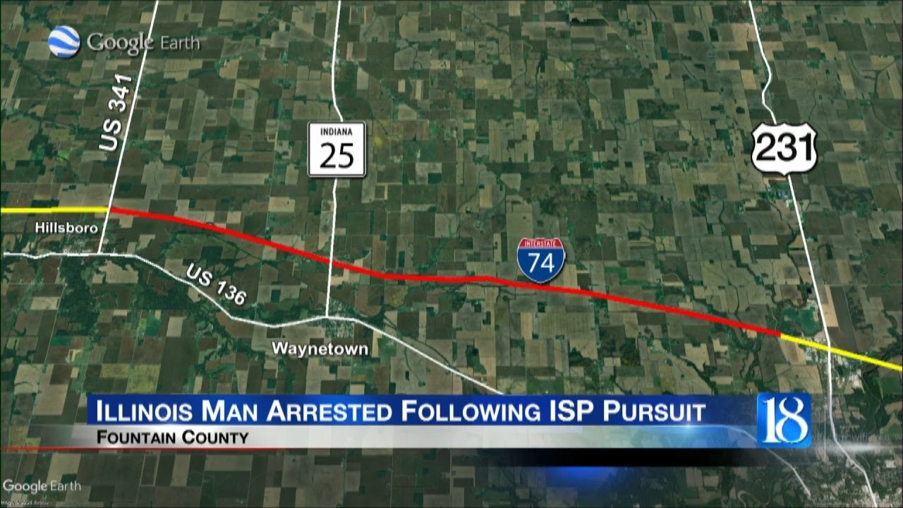Illinois Man Arrested Following ISP Pursuit - YouTube
