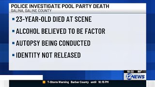 Salina police investigate pool party death