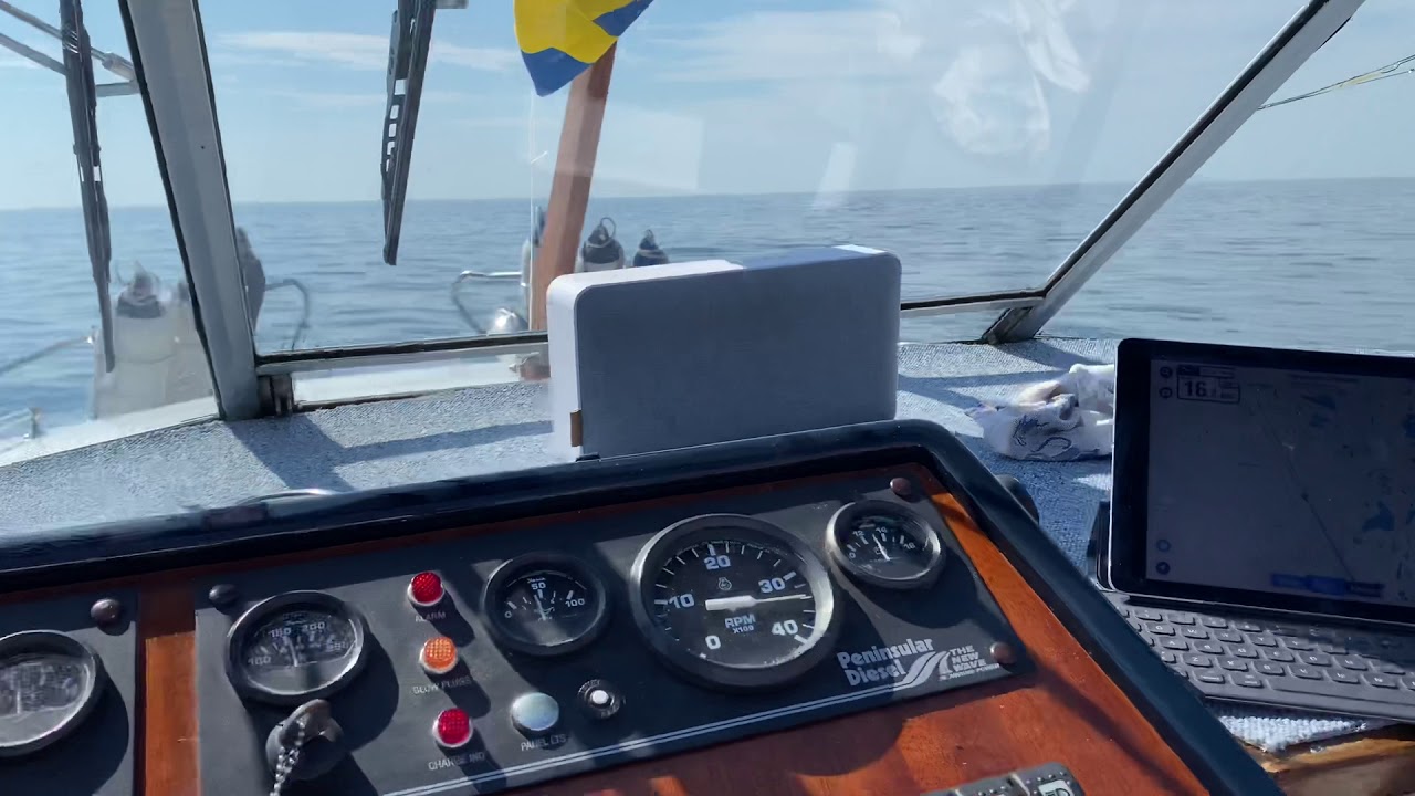 Coronet 32 Oceanfarer på vej fra Norge til Danmark