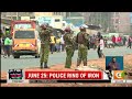 Thousands stranded as police block major roads into Nairobi CBD