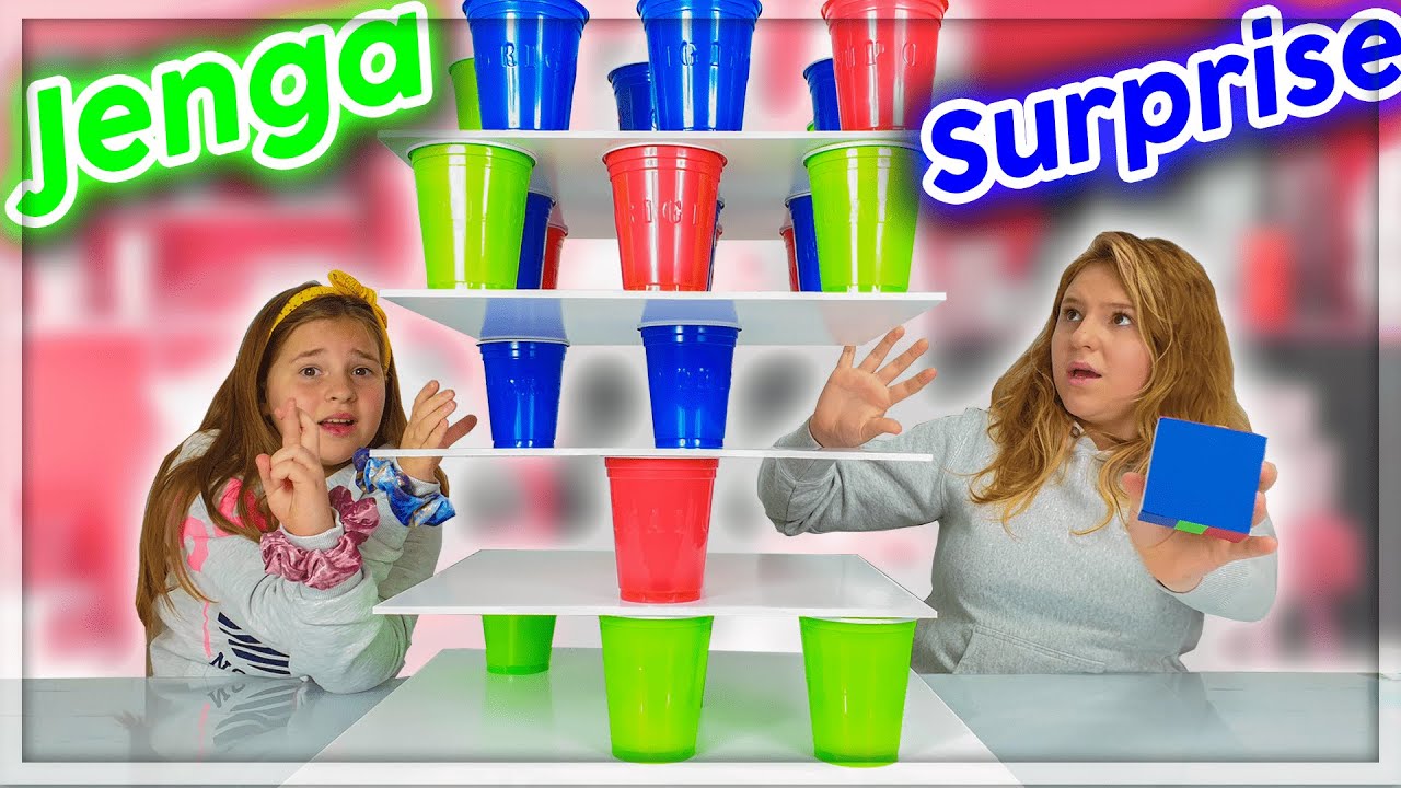 JENGA SURPRISE CHALLENGE ! JENGA FAMILY CHALLENGE !