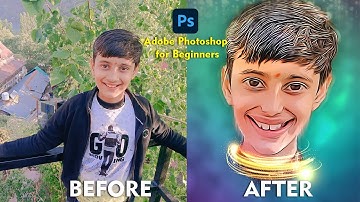 How to create Cartoon /Caricature effect in Photoshop 2023 - Basic for Beginners- Photoshop Tutorial