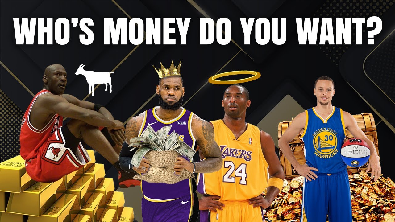 How Much Money Does Michael Jordan, Lebron James, Kobe Bryant, & Steph Curry Have Combined!