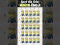 Odd Minion Out Spot The Unique Emoji In The Crowd 