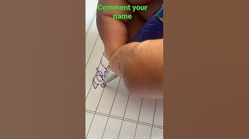 Calligraphy name writing ✍️ |Rahul Kumar ❤️🌺|Comment your name |Calligraphy with normal pen 🖊