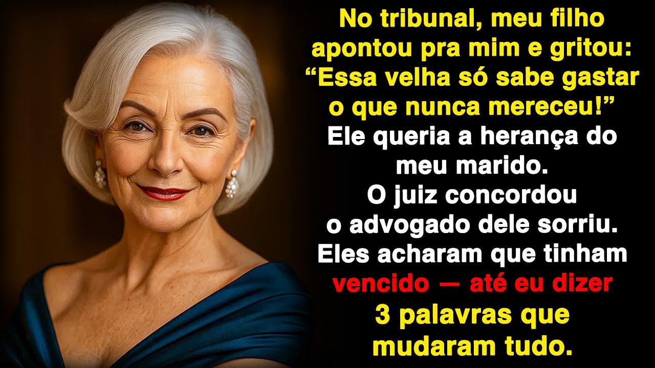 Meu filho me processou pela herança, mas o que eu disse deixou todo mundo no tribunal em silêncio!