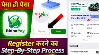 Rhino Pay Se Paise Kaise Kamaye? Full Process (2026) | 100% Guide 🤩