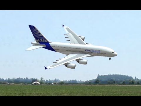 ラジコン飛行機 旅客機 エアバスa380 リアルフライト6 5 Realflight6 5 Youtube