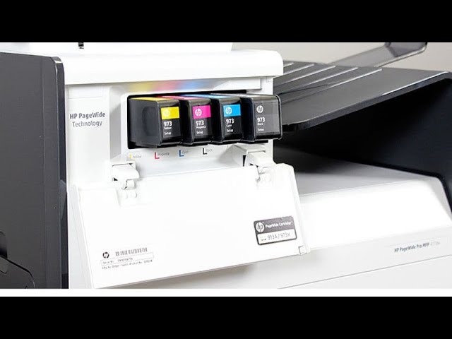 bang tromme Kirurgi How to Replace an Empty Ink Cartridge in the HP PageWide Pro 477dw series  Printer - YouTube
