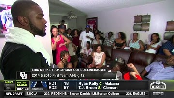 Eric Striker Touching Speech To Family And Friends On Draft Day HD