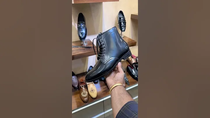 Dress Derby Boots in Smooth Calf Leather at Warewood Shoemakers