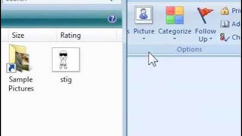 How to add a picture for an Outlook contact