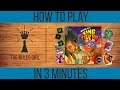 How to play king of tokyo in 3 minutes  the rules girl