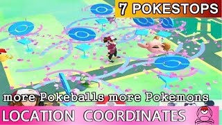 7 Pokestops In One Place Location Coordinates Pokemon Go Youtube