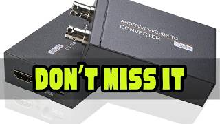 AHD/TVI/CVI/CVBS To HDMI Converter Adapter Full HD 4K Video Converter Adapter For Converting Belt R