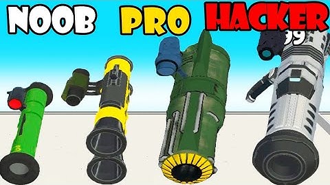 NOOB vs PRO vs HACKER - Rockets Stack Part 2 | Gameplay Satisfying (Android,iOS)