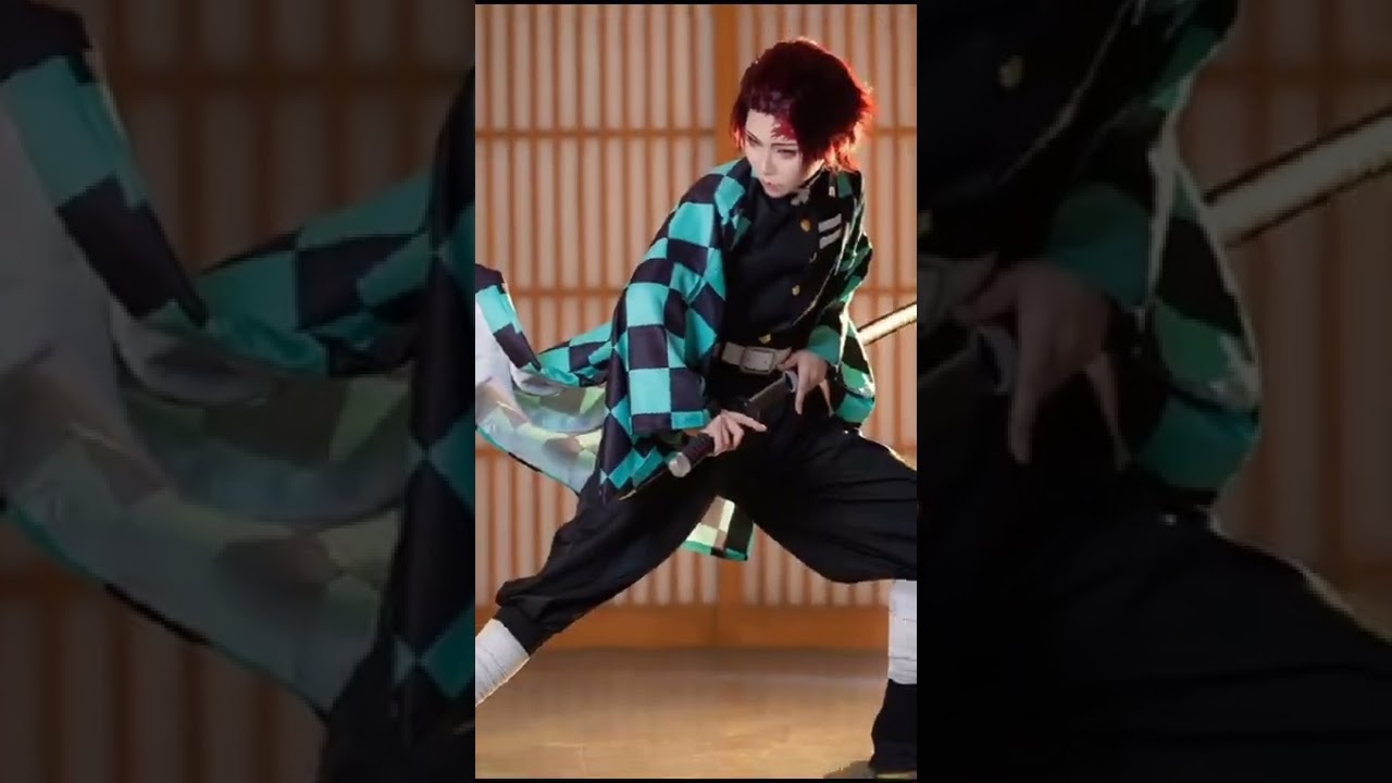 demon slayer character in cosplay | #shorts #amv #anime #amvedit