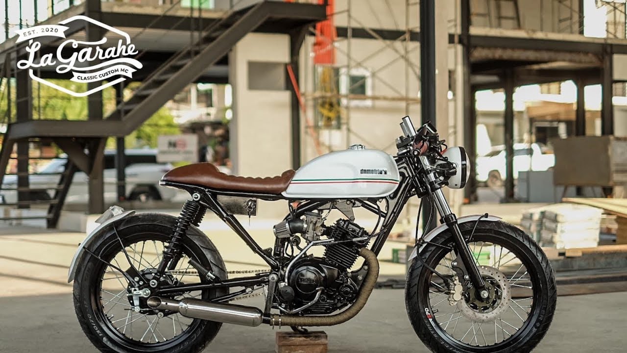 YBR125 カスタム YAMAHA YBR 125 “ Cafe racer” | Demetrios X La Garahe Classic