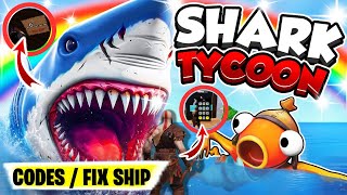 FORTNITE SHARK TYCOON SIMULATOR (HOW TO OPEN THE VAULT & FIX THE ABANDONED MEGA SHIP)!