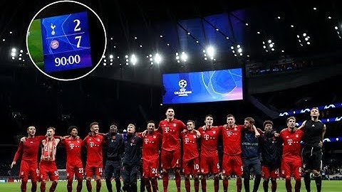Spurs vs Bayern Munich Highlights (2-7) Gnabry Hat-rick in English Commentary UCL 19-20