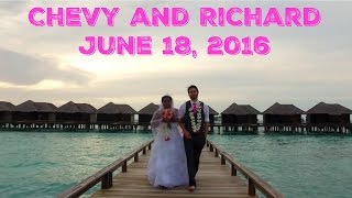 Summer Destination Wedding In The Maldives At Sheraton Full Moon Resort And Spa Richard & Chevy