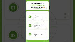 All Derivative Formulas You Need Before Exams 📚🔥 #shorts