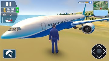 Flying Boeing 777 Huge Airplane and Sea King Helicopter Engine Failure HFPS - Android Gameplay.