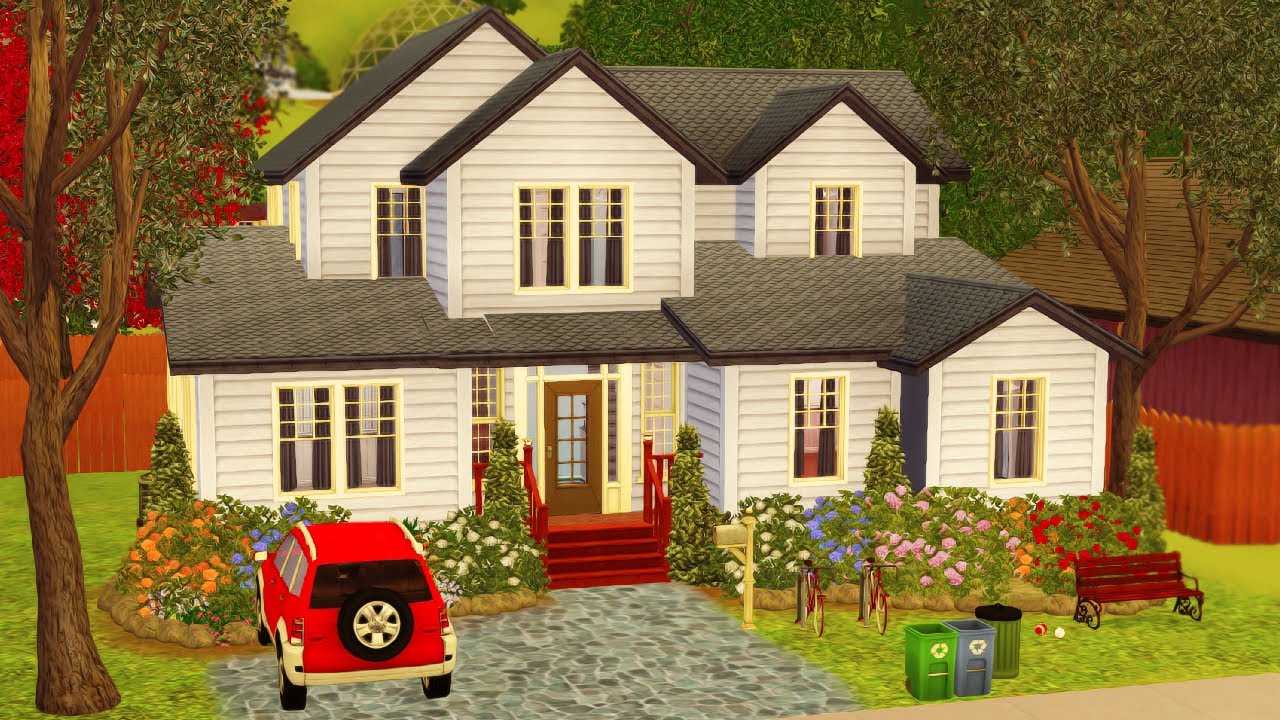 READY TO MOVE IN SUBURBAN FAMILY HOME // The Sims 3 House Build YouTube