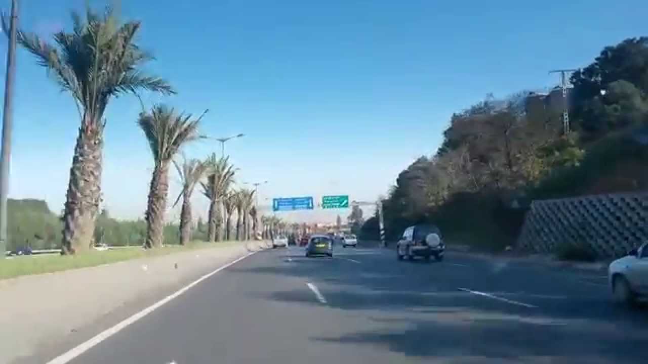 En route vers l'aeroport d'Alger