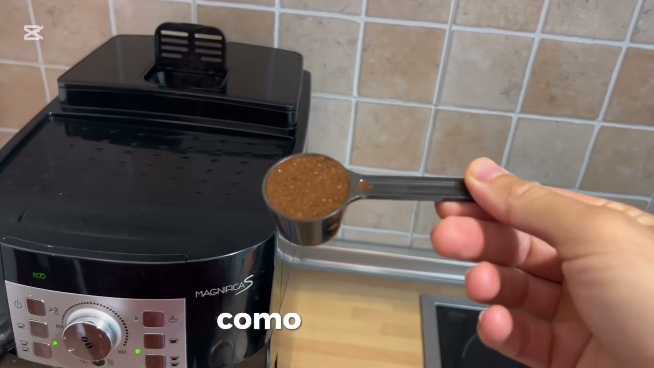 Hacer café con café molido De Longhi S