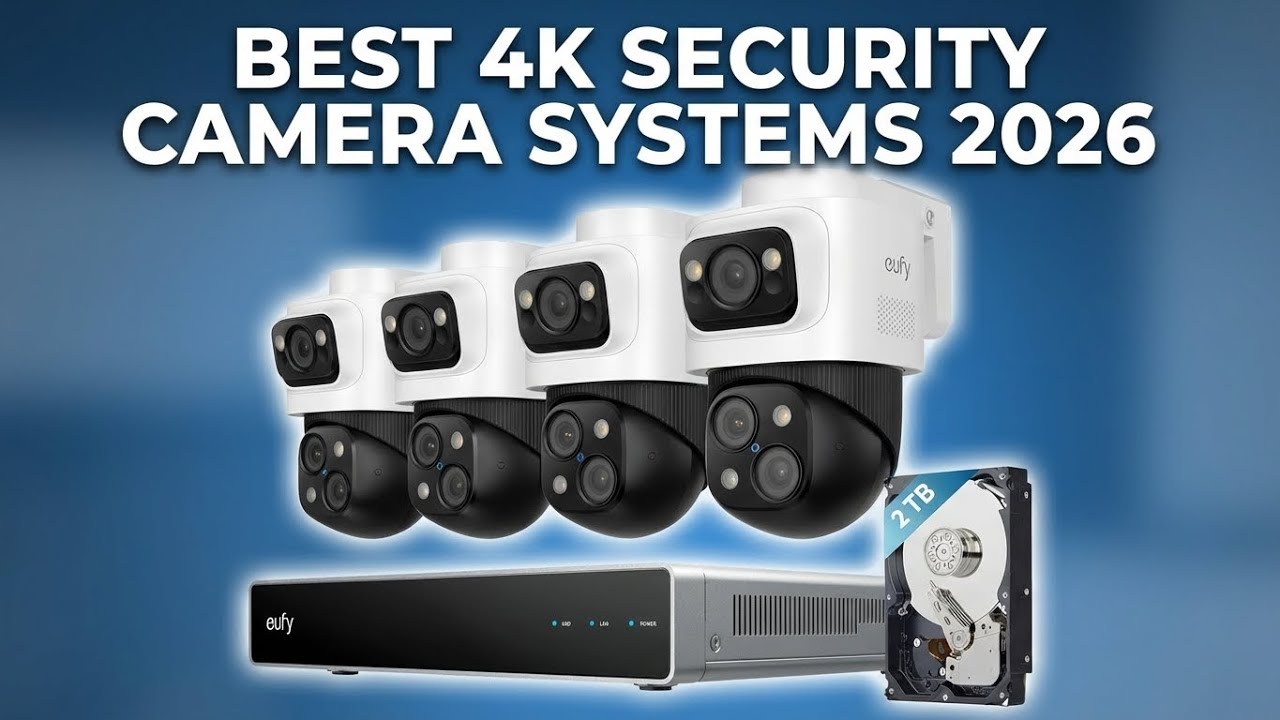 Best 4K Security Camera Systems 2026: Top 5 Professional-Grade Cameras ...